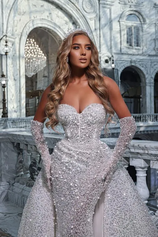 Bride in a marble palace hall